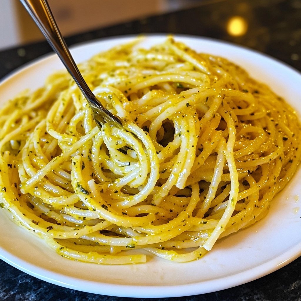 Spaghetti mit Zitronen-Knoblauch-Öl