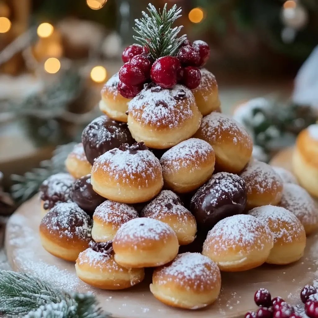 Holiday Donut Christmas Tree
