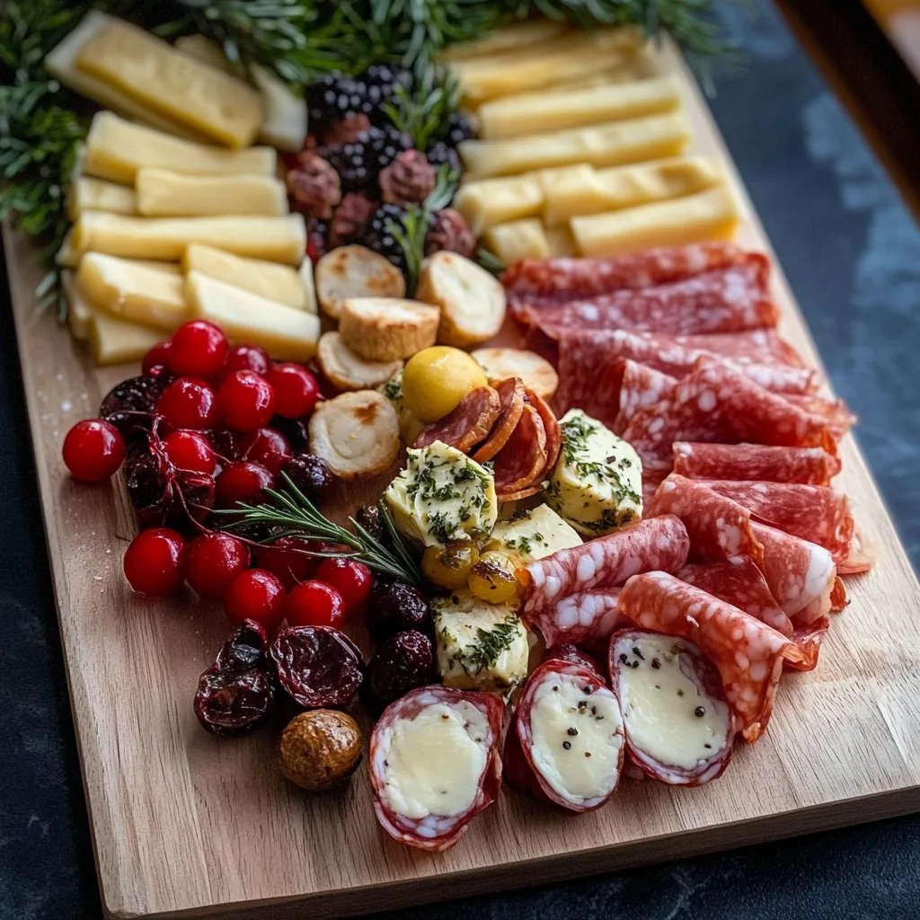 Weihnachtliche Fingerfood-Platter