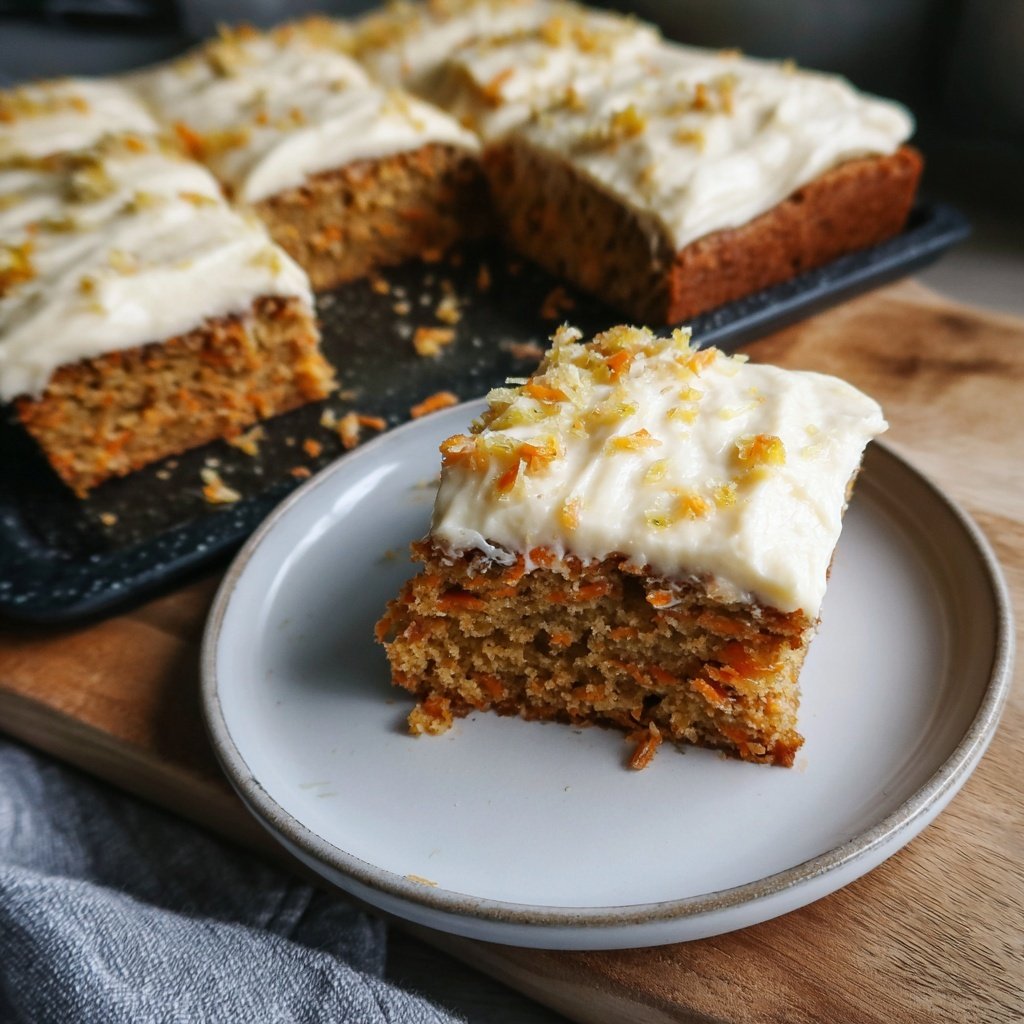 Karottenkuchen Mit Vanille Aroma