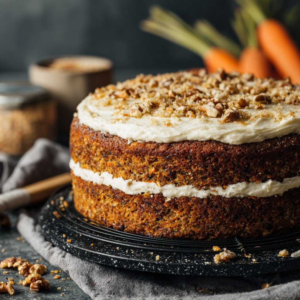 Karottenkuchen Mit Vollkorn Mehl