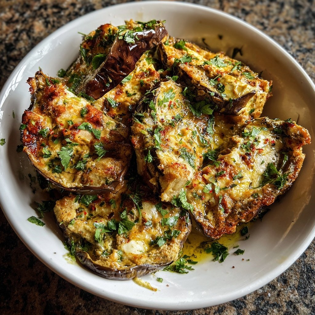 Auberginen aus dem Ofen weich