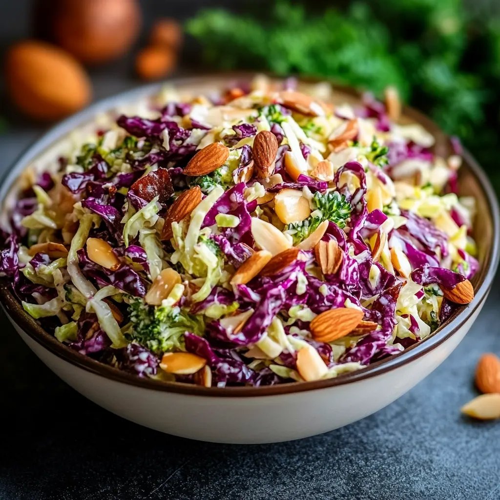 Cranberry Almond Thanksgiving Slaw
